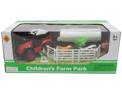 FRICTION FARMER CAR  RED/GREEN - HP1054970
