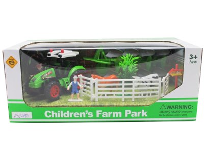 FRICTION FARMER CAR  RED/GREEN - HP1054971