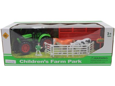 FRICTION FARMER CAR  RED/GREEN - HP1054974