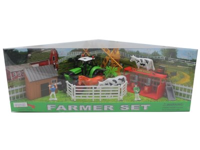 FRICTION FARMER CAR  RED/GREEN - HP1054983