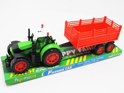 FRICTION FARMER CAR  RED/GREEN - HP1054988