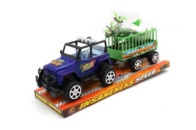 FRICTION TRUCK W/DINOSAUR GREEN/RED/BLUE - HP1055086