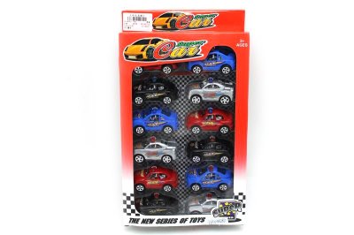 PULL BACK POLICE CAR 12PCS - HP1055282