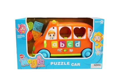 CARTOON BLOCKS CAR W/MUSIC  - HP1055350