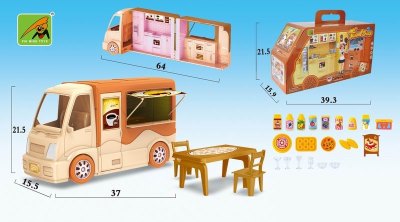 COFFEE CART W/LIGHT & MUSIC (23 PCS) - HP1055394