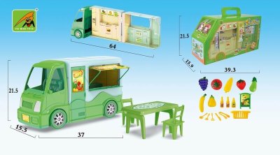 FRUIT CART W/LIGHT & MUSIC (21 PCS) - HP1055396