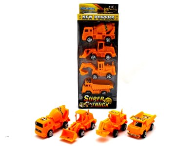 PULL BACK CONSTRUCTION CAR 4ASST - HP1055652