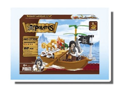 62PCS PIRATE SERIES BLOCK  - HP1056024