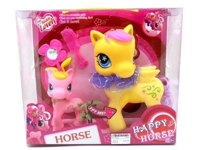PONY W/LIGHT & MUSIC (INCLUDED BUTTON CELL) 2COLOR - HP1056567