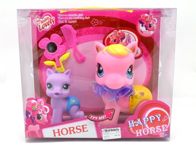 PONY W/LIGHT & MUSIC (INCLUDED BUTTON CELL) 2COLOR - HP1056571