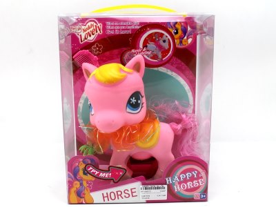 PONY W/LIGHT & MUSIC (INCLUDED BUTTON CELL) 2COLOR - HP1056572