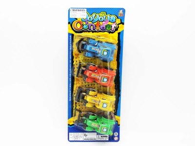 4PCS PULL BACK CONSTRUCTION CAR  - HP1056788