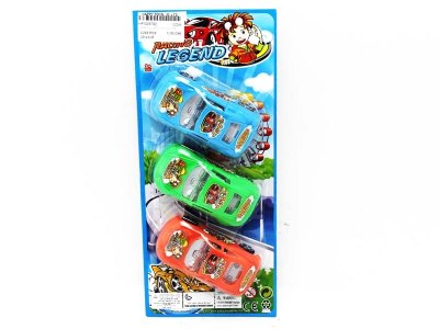 3PCS PULL BACK CAR 6COLOR - HP1056792