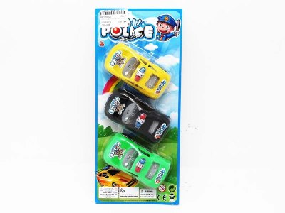 3PCS PULL BACK POLICE CAR 6COLOR - HP1056826