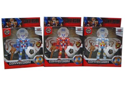 TRANSFORMATIVE FOOTBALL W/LIGHT & MUSIC WHITE/RED/BLUE - HP1056845