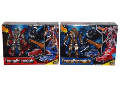 TRANSFORMATIVE CAR W/LIGHT & MUSIC RED/BLUE - HP1056853