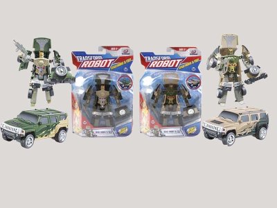 TRANSFORMATIVE CAR W/LIGHT & SOUND ARMY GREEN/SAND COLOR - HP1056860
