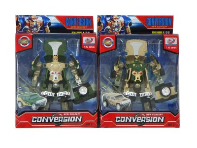 TRANSFORMATIVE CAR W/LIGHT & SOUND ARMY GREEN/SAND COLOR INCLUDED BUTTONCELL - HP1056882