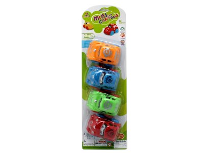 4PCS PULL BACK CRATOON CAR  - HP1057642
