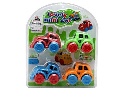 4PCS PULL BACK CRATOON CAR  - HP1057643