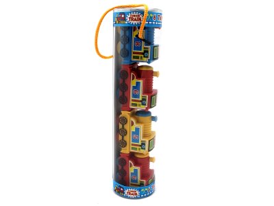 4PCS PULL BACK CARTOON TRAIN   - HP1057657