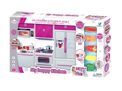 COOKING SET W/LIGHT & MUSIC & 2*AAA BATTERIES - HP1057776