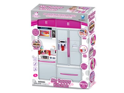 FREEZER & MICROWAVE OVEN W/LIGHT & MUSIC & 3*AG13  - HP1057780