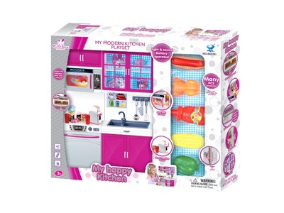 COOKING SET W/LIGHT & MUSIC & DOLL  3*AG13  - HP1057790