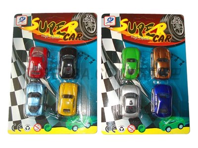 PULL BACK CAR 4PCS - HP1058133