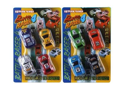 4PCS PULL BACK RACING CAR - HP1058134