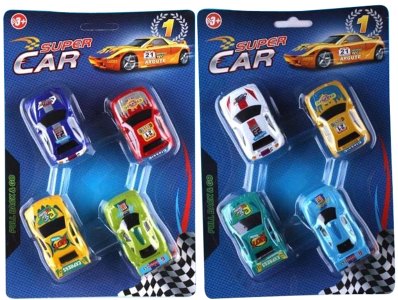 4PCS PULL BACK CAR  - HP1058135