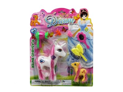 VINYL HORSE W/ACCESSORIES  - HP1058303