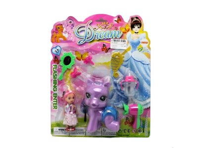 VINYL HORSE W/ACCESSORIES  - HP1058309