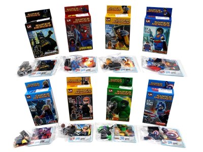 SUPER HEROES BLOCKS 8ASST - HP1058407