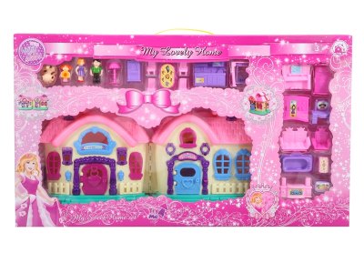 VILLA & FURNITURE W/LIGHT & MUSIC INCLUDED BATTERY - HP1059278
