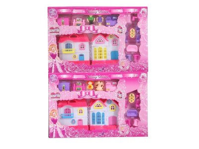VILLA & FURNITURE W/LIGHT & MUSIC INCLUDED BUTTONCELL 2ASST - HP1059295