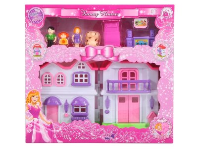 VILLA & FURNITURE W/LIGHT & MUSIC INCLUDED BUTTONCELL  - HP1059303