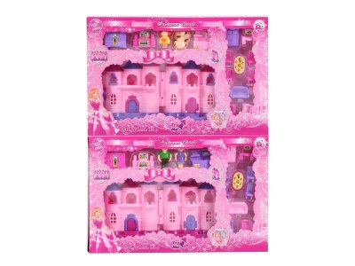 CASTLE & FURNITURE W/LIGHT & MUSIC INCLUDED BUTTONCELL 2ASST - HP1059304