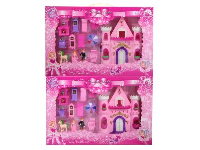 CASTLE & FURNITURE W/LIGHT & MUSIC INCLUDED BUTTONCELL 2ASST - HP1059307