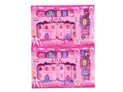 CASTLE & FURNITURE W/LIGHT & MUSIC INCLUDED BUTTONCELL 2ASST - HP1059308