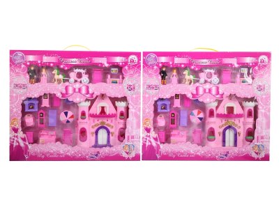 CASTLE & FURNITURE W/LIGHT & MUSIC INCLUDED BUTTONCELL 2ASST - HP1059317