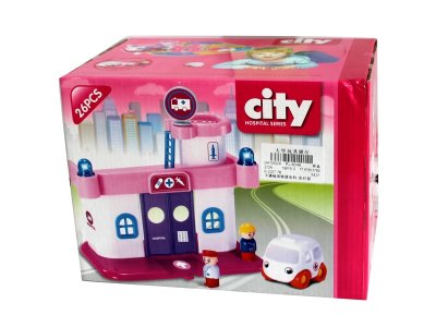 CITY HOSPITAL SET W/FREE WAY CAR - HP1059349