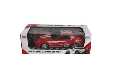 1:16 4通法拉利遥控赛车带灯光 红黄2色混装 - HP1059409