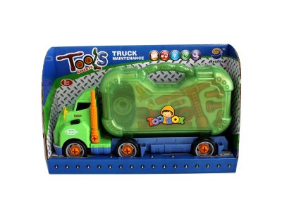 ASSEMBLE CAR W/TOOL SET & MUSIC & PROJECTION YELLOW/GREEN - HP1059413
