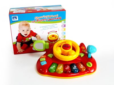LEARN STEERING WHEEL W/LIGHT & MUSIC - HP1059438