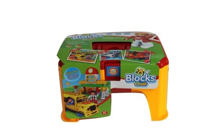 CHAIR W/B/O POLICE CAR (LIGHT & MUSIC) & BLOCKS - HP1059459