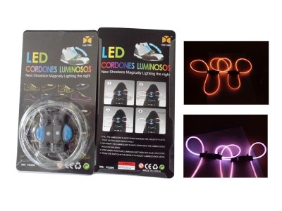 LED FLASH SHOE LACE INCLUDED BUTTONCELL - HP1061025