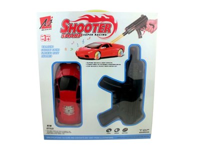红外线射击电动万向兰博基尼带灯光音乐 红黄2色混装 - HP1061294