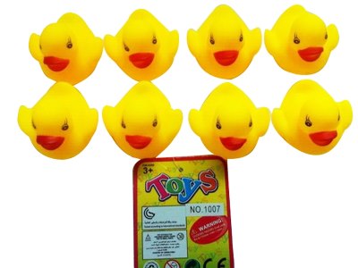 8PCS 3.3CM VINYL DUCKS  - HP1061421
