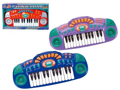 B/O ELECTRONIC KEYBOARD /RED/BLUE/PURPLE - HP1061471